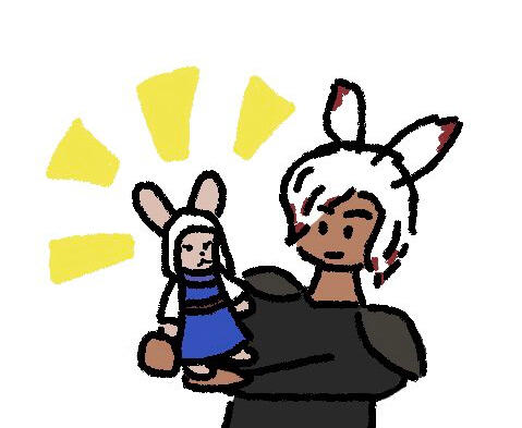 Magnus bunny moment